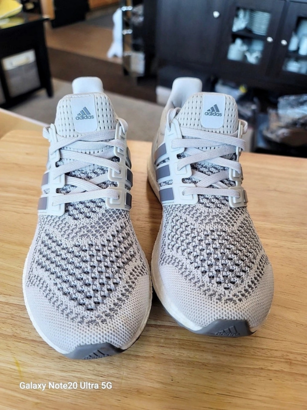 adidas UltraBoost Women's Running Shoes Gray White US 6.5